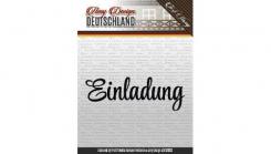 Amy Design Silikon-Textstempel „Einladung“ 