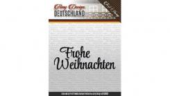 Amy Design Silikon-Textstempel „Frohe Weihnachten“ 