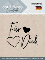 Amy Design Silikon-Textstempel „Für Dich“ 