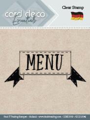 Amy Design Silikon-Textstempel „Menu“ 