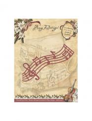 Amy Design Stanzer Musical Stave / Musiknoten 1tlg. 