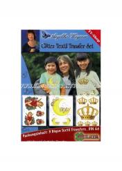 Angelika Wagener Glitter Textil Transfer Set 5 