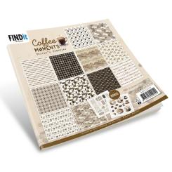 Paperpack - 20,3 x 20,3 cm - Berries Beauties - Coffee Moments - Design – 170gr - 