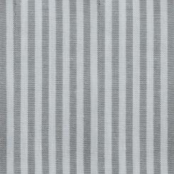 Baumwollstoff Webware Basic mit Muster 45x50cm Gestreift Grau / Weiß Gestreift Grau / Weiß