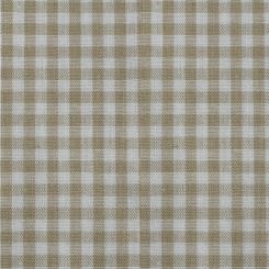 Baumwollstoff Webware Basic mit Muster 45x50cm Kariert Beige / Weiß Kariert Beige / Weiß