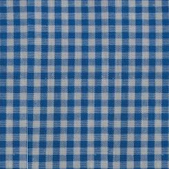 Baumwollstoff Webware Basic mit Muster 45x50cm Kariert Blau / Weiß Kariert Blau / Weiß