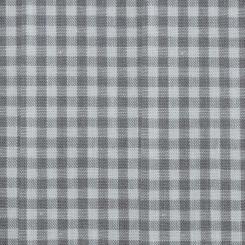 Baumwollstoff Webware Basic mit Muster 45x50cm Kariert Grau / Weiß Kariert Grau / Weiß
