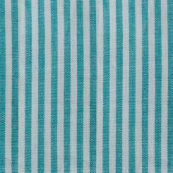 Baumwollstoff Webware Basic mit Muster 45x50cm Streifen Türkis / Weiß Streifen Türkis / Weiß