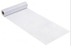 CREApop® Deko-Stoff Diamant- optik Crackle 29 cm x 1 m, silber 