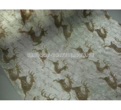CREApop Deko-Stoff Hirsch weiss 29cm x1m 