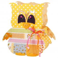 CREApop Eule, 19,5 x 9 x 20cm, Btl. 1 St.- Folie selbstklebend 