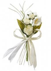 CREApop® Rose mit Calla, creme ca. 9cm 
