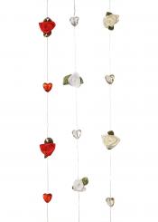 CREApop Rosenband mit Herzen weiss 1,2m  