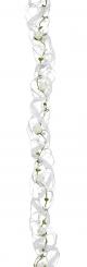 CREApop Rosengirlande mit Band ca. 85 cm, weiss 