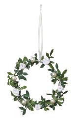 CREApop Rosenkranz mit Perlen ca. 9 cm, weiss 