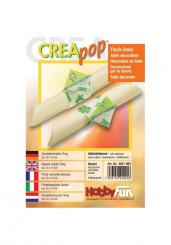 CREApop Serviettenhalter Ring 6x4cm /6 St. - Folie selbstklebend 