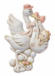 CREApop Storch 2D rosa 8cm 