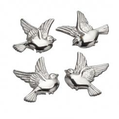 CREApop Streuteile Taube silber ca. 2,5cm / 1 Stk. 