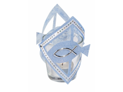 CREApop Windlicht Fisch 11x11cm / 2Stk.- Folie selbstklebend 