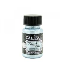 Cadence Dora Glas & Porzellanfarbe Glitzer-Metallic - 50ml Aqua Aqua