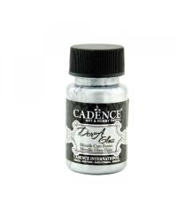 Cadence Dora Glas & Porzellanfarbe Glitzer-Metallic - 50ml Silber Silber
