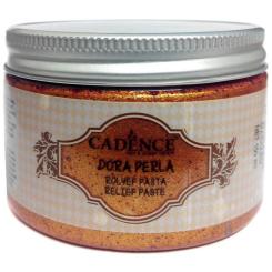 Cadence Dora Perla Glitzer-Metallic-Reliefpaste 150ml Kupfer Kupfer