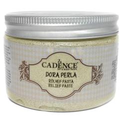 Cadence Dora Perla Glitzer-Metallic-Reliefpaste 150ml Platin Platin