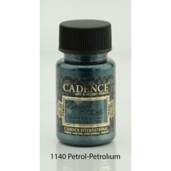 Cadence Dora Textil Glitzer-Metallic - Stoffmalfarbe - 50ml Petrol Petrol