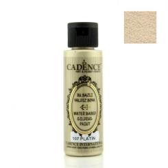 Cadence Gilding Metallic Acrylfarbe 70ml Platin Platin