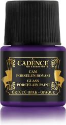 Cadence Glas- und Porzellanfarbe - Opak -  45ml Aubergine Aubergine