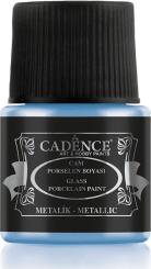 Cadence Glas- und Porzellanfarbe - Opak -  45ml Metallic-Perlmutt Metallic-Perlmutt