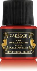 Cadence Glas- und Porzellanfarbe - Opak -  45ml Oxide Rot Oxide Rot