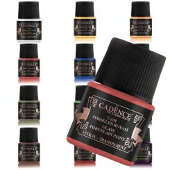 Cadence Glas- und Porzellanfarbe - transparent -  45ml 