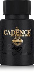 Cadence - Metallic Acrylfarbe - Dora - 50ml Schwarz Schwarz