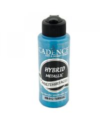 Cadence - Metallic-Hybrid-Multi-Surface Satin Acrylfarbe - 120ml Türkis Türkis