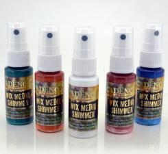 Cadence Mix Media Metallic Shimmer Ink Spray - 25ml 