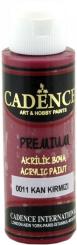 Cadence Premium Acrylfarbe (Halbmatt) 70ml Blutrot Blutrot