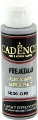 Cadence Premium Acrylfarbe (Halbmatt) 70ml Grau Grau