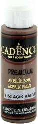 Cadence Premium Acrylfarbe (Halbmatt) 70ml Hellbraun Hellbraun