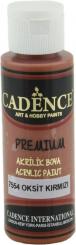 Cadence Premium Acrylfarbe (Halbmatt) 70ml Oxid - Rot Oxid - Rot