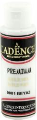 Cadence Premium Acrylfarbe (Halbmatt) 70ml Weiß Weiß