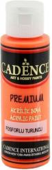 Cadence Premium Neon-Acrylfarbe (Halbmatt) 70ml Neon-Orange Neon-Orange