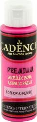 Cadence Premium Neon-Acrylfarbe (Halbmatt) 70ml Neon-Rosa Neon-Rosa