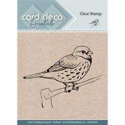 Card Deco Essentials Clearstempel  - Amsel 