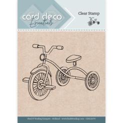 Card Deco Essentials Clearstempel  - Dreirad 