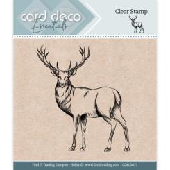 Card Deco Essentials Clearstempel  - Hirsch 