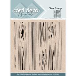 Card Deco Essentials Clearstempel  - Holz 