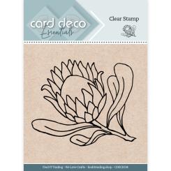 Card Deco Essentials Clearstempel  - Protea 