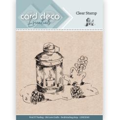 Card Deco Essentials Clearstempel  - Weihnachtsslaterne 