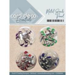 Card Deco Essentials - Metall Brads - Strassstein - 4 Farben 